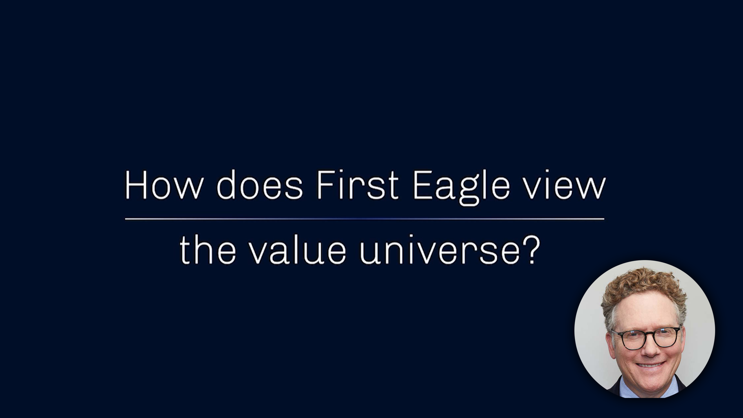 Video - value universe