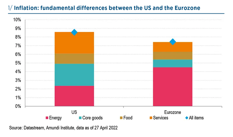 Inflation: fundamental differences between the US and the Eurozone