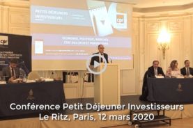 Conférence petit déjeuner investisseurs - 12 Mars 2020