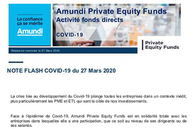 Flash Coronavirus - Amundi PEF Flash Coronavirus - Amundi PEF