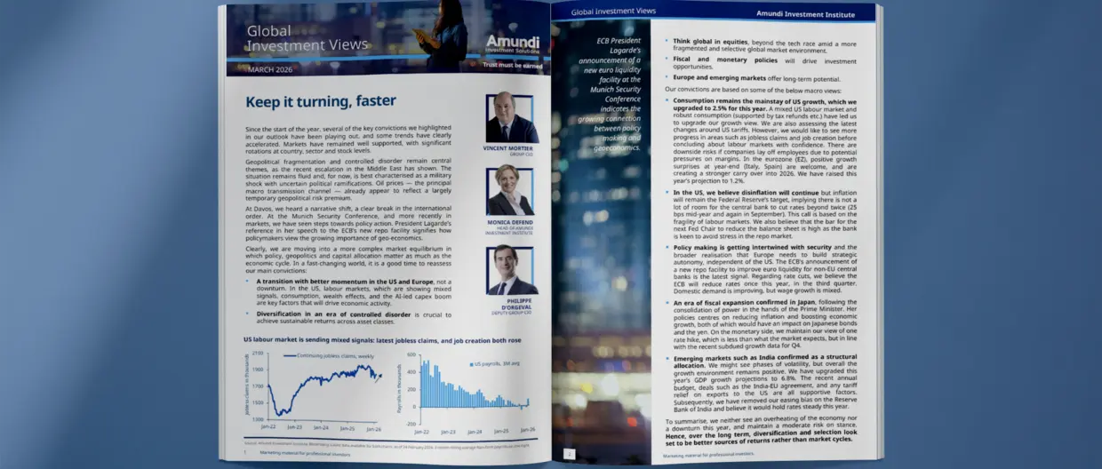 Global Investment Views - March 2026  Keep it turning, faster 
