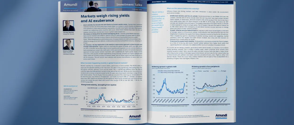 Preview spread of Investment Talks document