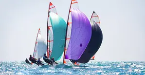 sailing boats in a race