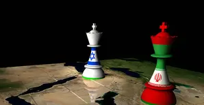 Cover investment talks giugno 2025 immagine di scacchi con bandiere israeliana e iraniana su una cartina