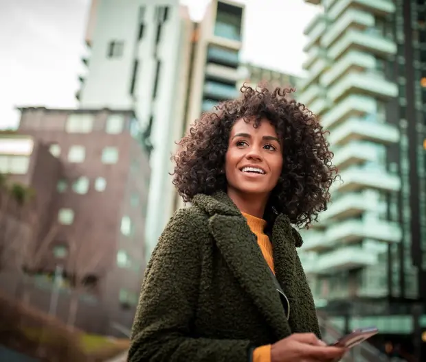 Megatrends - Frau in City