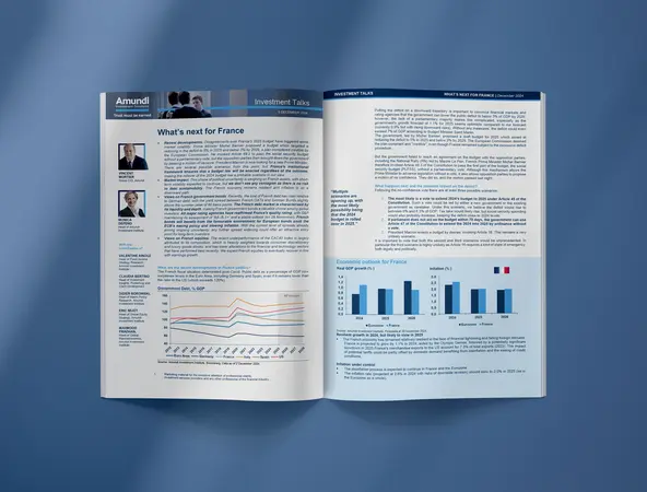 Mockup of Investment Talks brochure