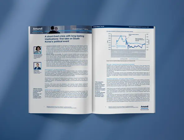 Mockup of Investment Talks brochure