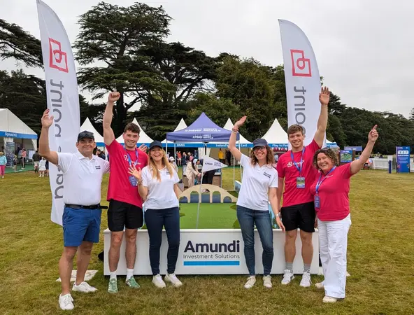 Amundi long putt in Spectators Village at the KPMG Women&#039;s Irish Open