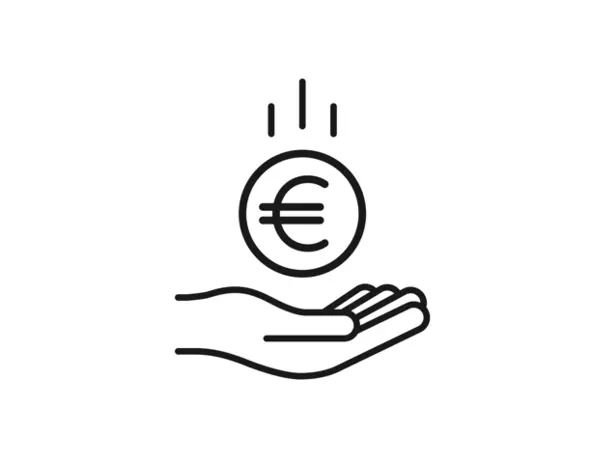hand & euro