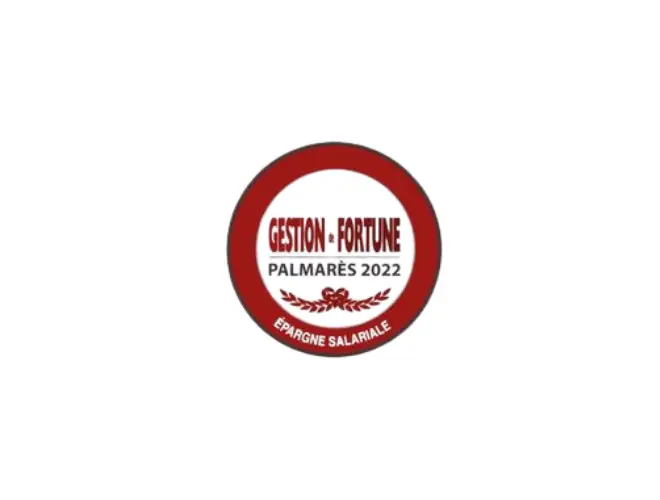 Logo du magazine Gestion de Fortune, soulignant l'excellence en gestion d'actifs.