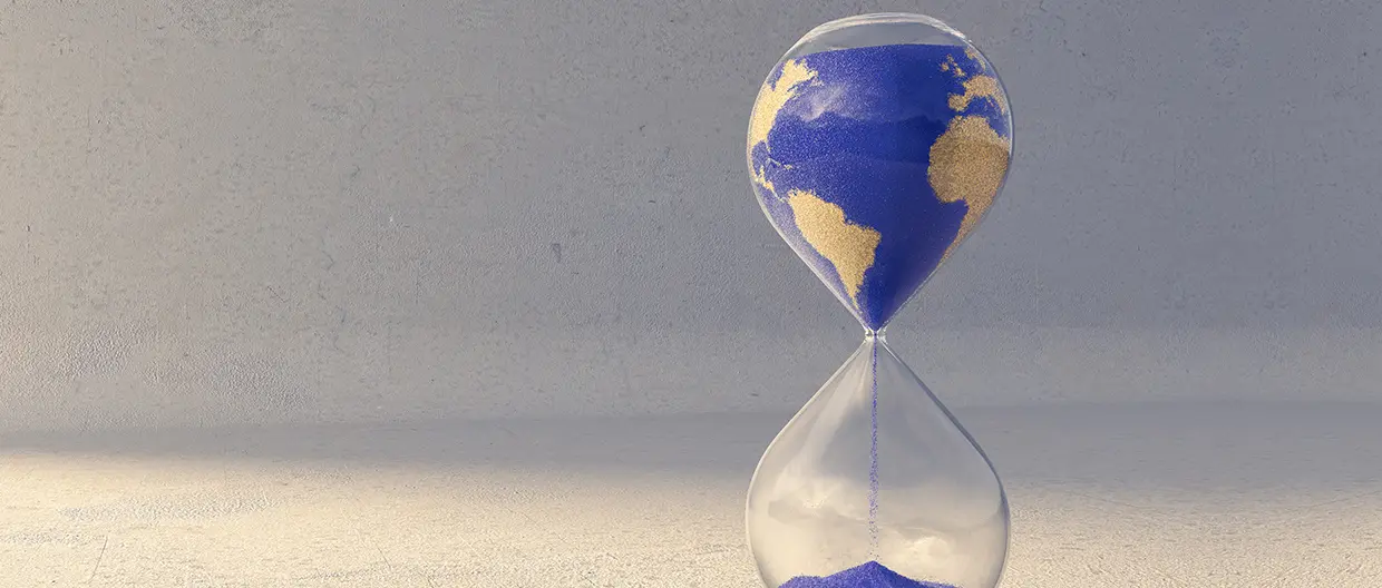 Earth in Hourglass