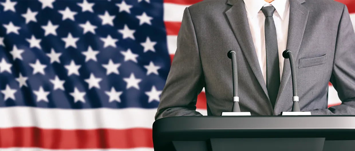Election debate slider