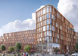 Acquisition of one of the largest buildings made of wood across Europe in October 2020
