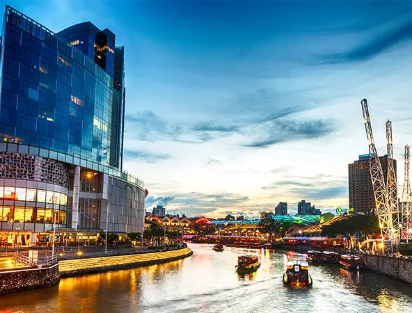 The Singapore River and Clarke Quay