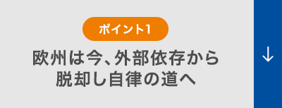 欧州は今、外部依存から脱却し自立の道へ