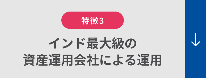 特徴３：インド最大級の資産運用会社による運用