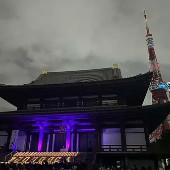 増上寺「100万人のキャンドルナイト」
