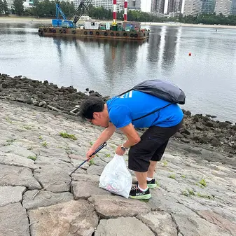 お台場清掃
