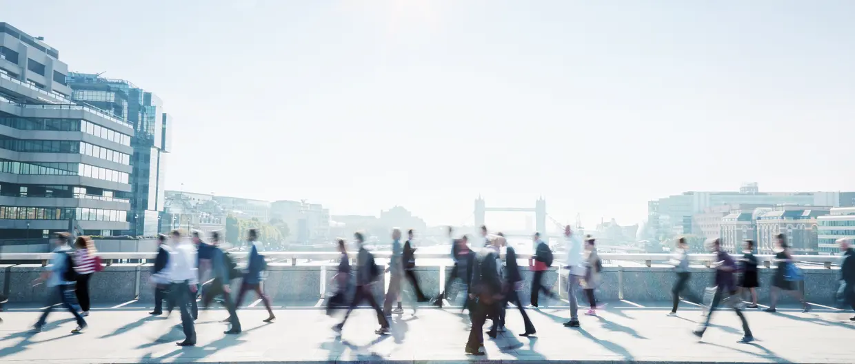 people walking