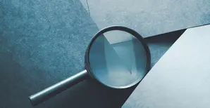 Fondssuche-Vergrößerungsglas