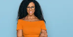 woman smiling