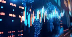 Des statistiques financières sur un écran