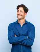 man smiling