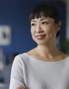 woman smiling 