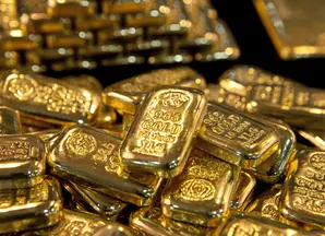 Des lingots d'or