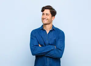 man smiling