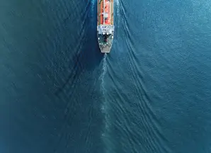 Oil tankers running on sea to export, Asia, thailand.