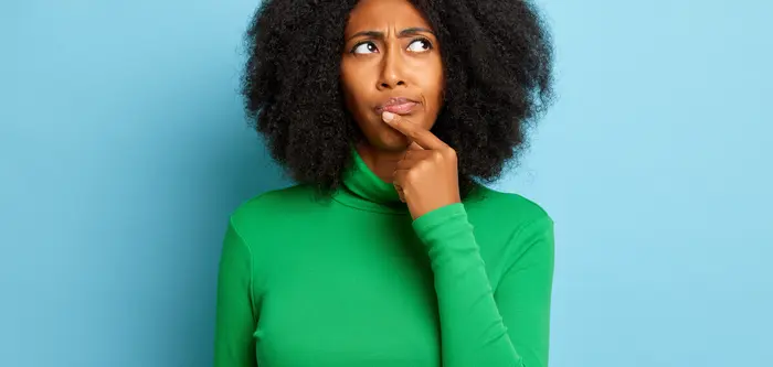 woman thinking 