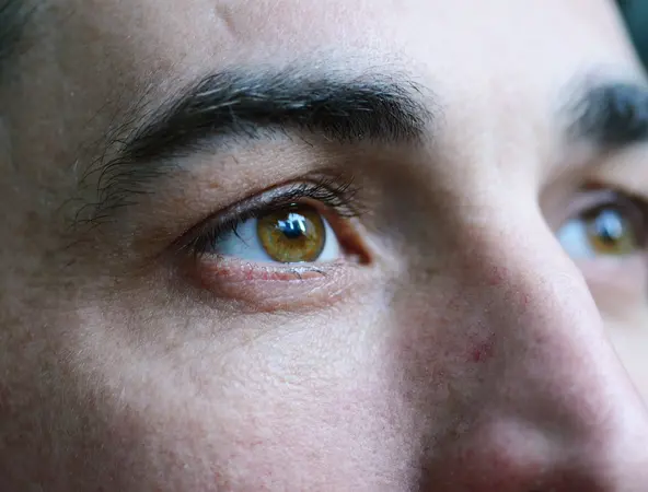 Nahaufnahme Person Augen