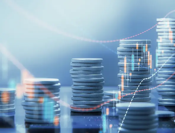 stacking coins
