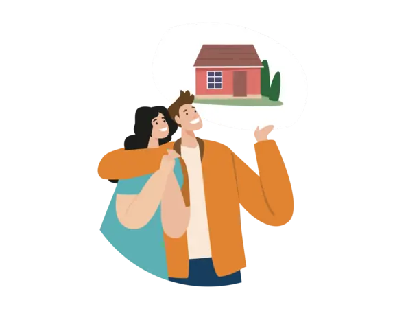 Un couple achète une maison