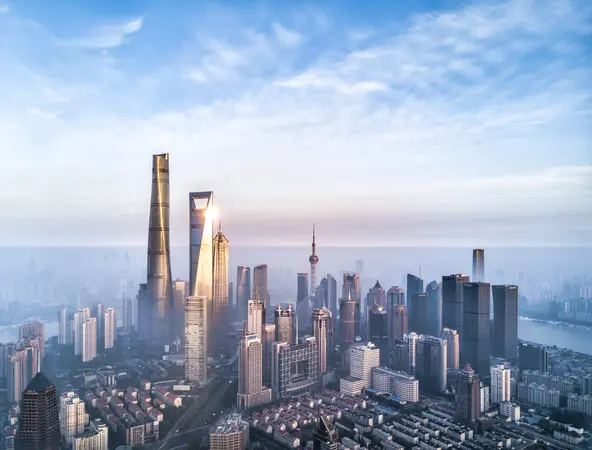Shanghai financial district