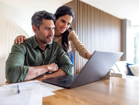 couple planning retirement