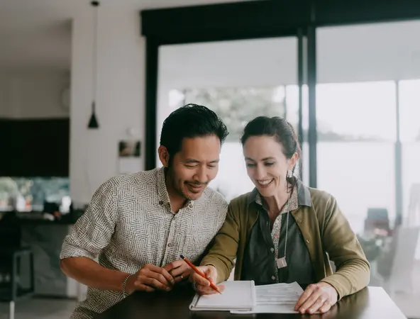 couple planning retirement