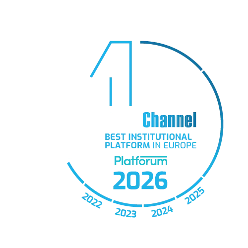 Logo featuring a blue and white design, labeled '1st Asset Management Awards 2020'.