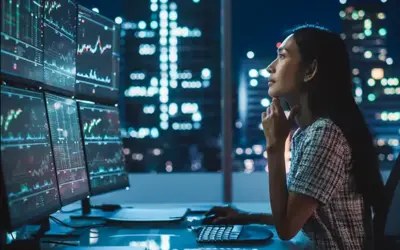 woman trading amundi