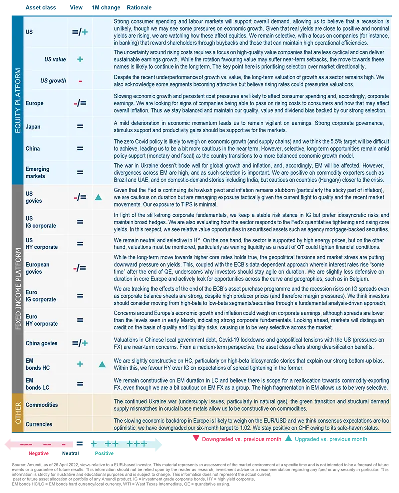 Amundi asset class views