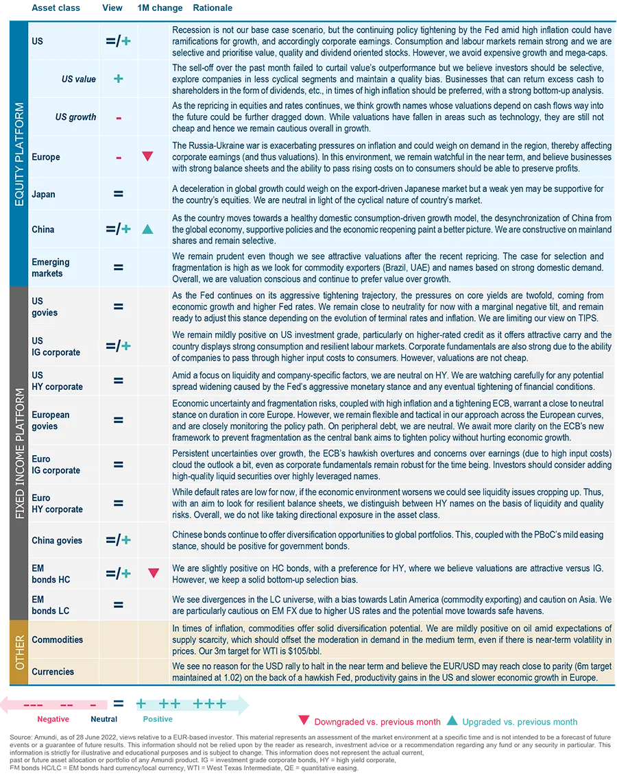 Amundi Asset Class Views