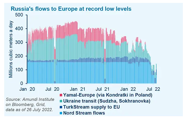 Russia&#039;s flows to Europe at record low levels