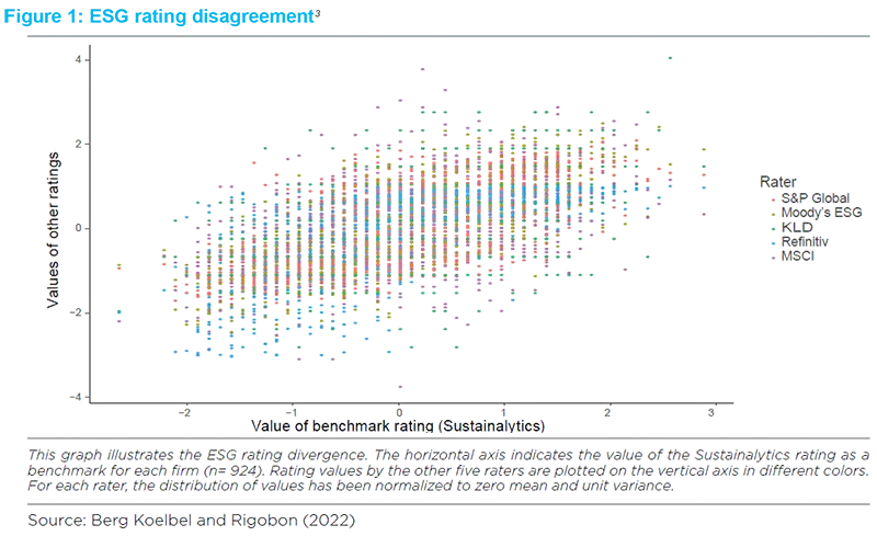 ESG rating disagreement