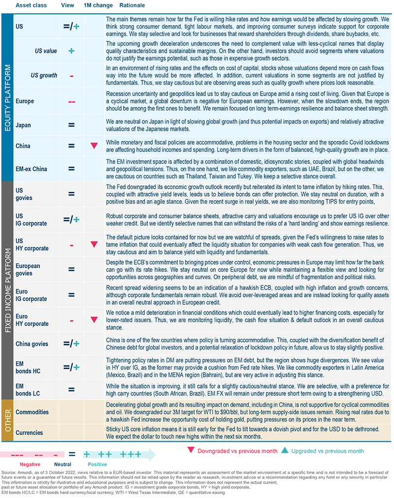 Asset class views