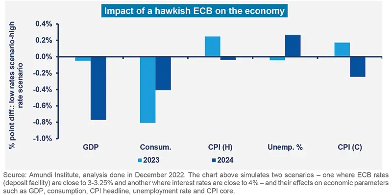 Impact of a hawkish ECB on the economy