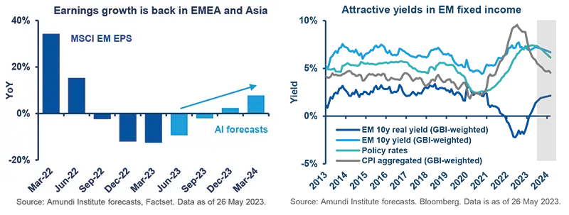 Earnings growth is back in EMEA and Asia