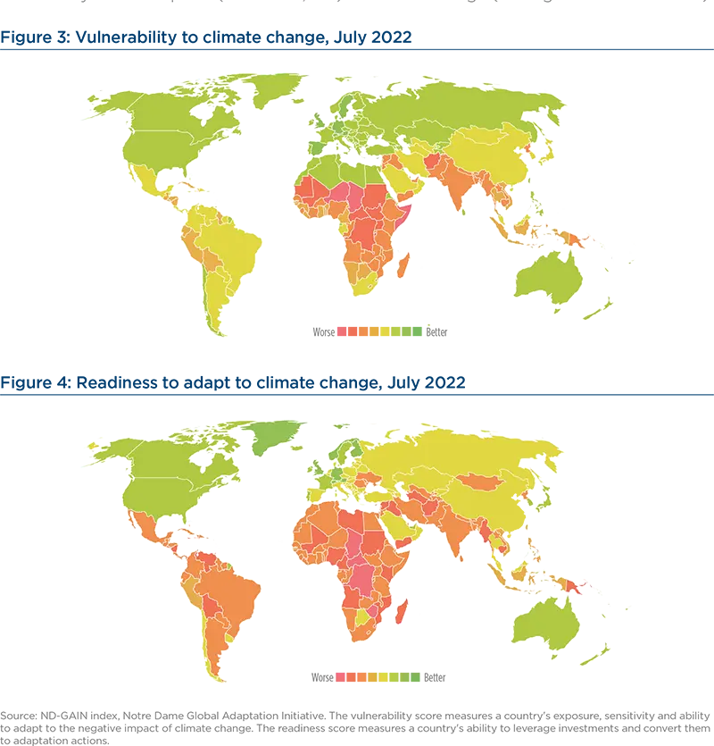 Vulnerability to climate change, July 2022