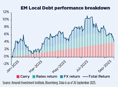 EM Local Debt performance breakdown