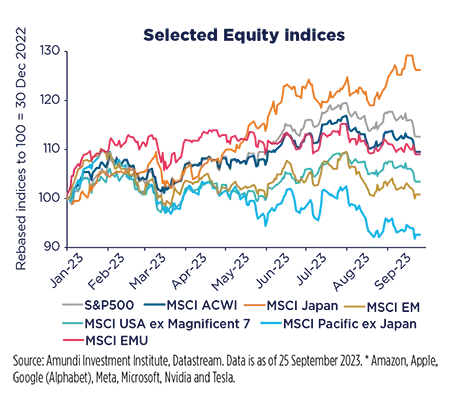 Selected Equity indices